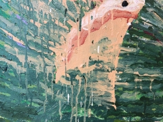 Detail "Tiger Falls" by Robert Zakanitch.