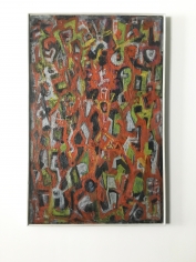Frame on painting "#2 (5)" by Max Schnitzler.