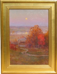 Frame on "Autumn Moonrise" by Walter Launt Palmer.