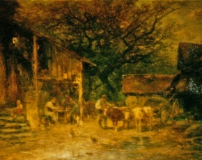 Artist Anton Burger 1824-1905.