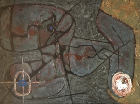 Untitled abstract painting by Melville Price.
