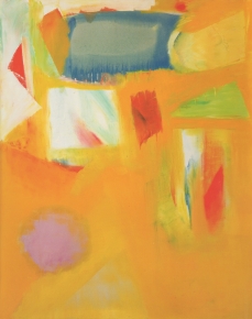 Untitled 1963 oil painting by John Grillo.