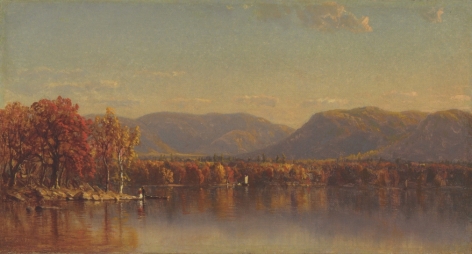 Sanford Gifford sold oil painting "Lake Sunapee, New Hampshire".