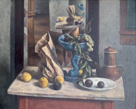 "Blue Compote" by Henry Lee McFee.