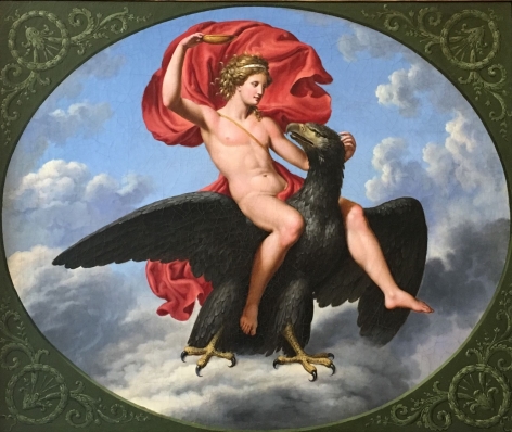 Oil painting of "Ganymede".