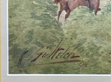 George Welch signature on "The Hotel Earlington".