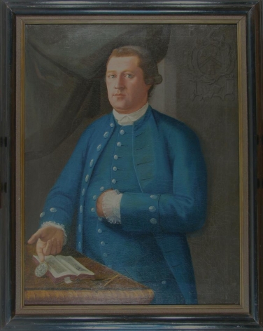 Frame view of Man in Blue by John Mare.