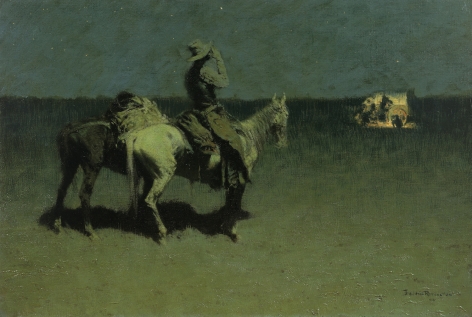 Frederic Remington sold 1899 painting entitled "The Stranger".
