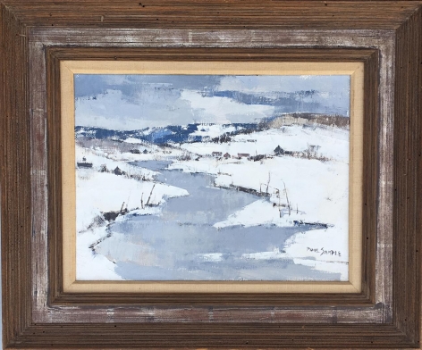 Frame on "River Valley" by Paul Sample.