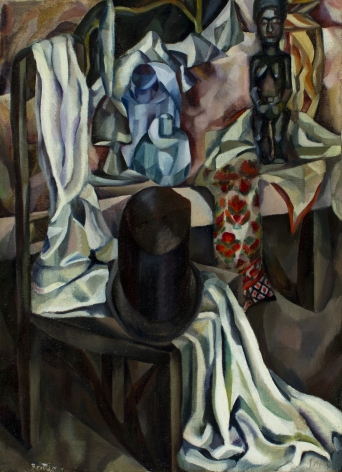 Arna Brittin oil painting "The Silk Hat".