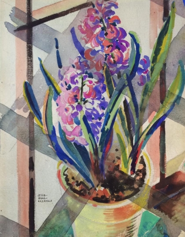 Hyacinth watercolor by Jessie Bone Charman.