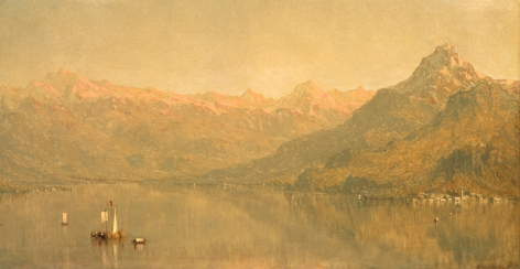 Sold Sanford Gifford oil painting entitled "Lago di Como".