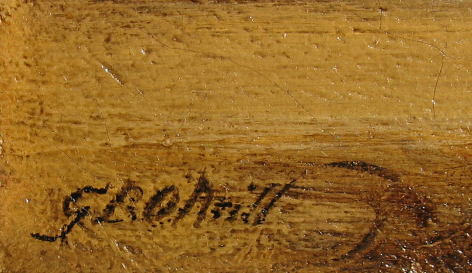 Signature on "Hide and Seek" by George o'Neill.