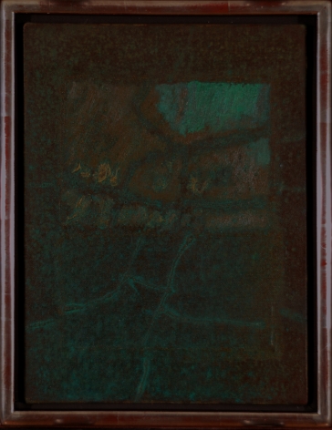 Frame on "Afterglow" painting by Gyorgy Kepes.