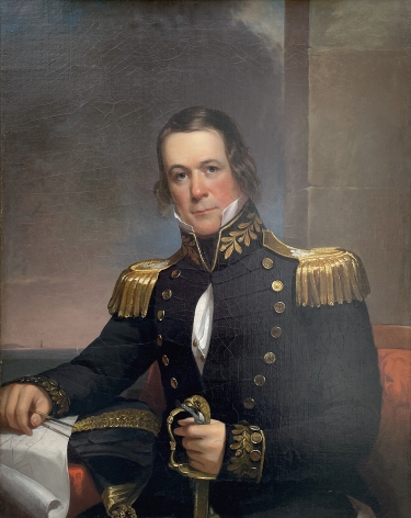 Commodore David Deacon portrait by unknown artist.