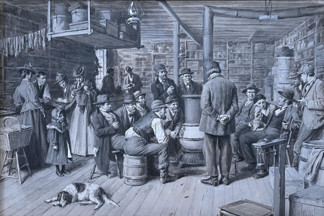 The Country Store as a Social Centre by A.B. Frost.